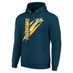 Nashville Predators Starter Color Scratch Fleece Pullover Hoodie -  NHL Hoodies
