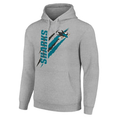 San Jose Sharks Starter Color Scratch Fleece Pullover Hoodie -  NHL Hoodies