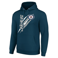 Winnipeg Jets Starter Color Scratch Fleece Pullover Hoodie -  NHL Hoodies