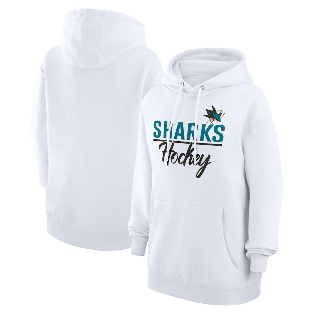 San Jose Sharks G-III 4Her by Carl Banks Women's Team Fleece Pullover Hoodie -  NHL Hoodies