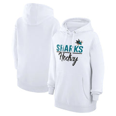 San Jose Sharks G-III 4Her by Carl Banks Women's Team Fleece Pullover Hoodie -  NHL Hoodies