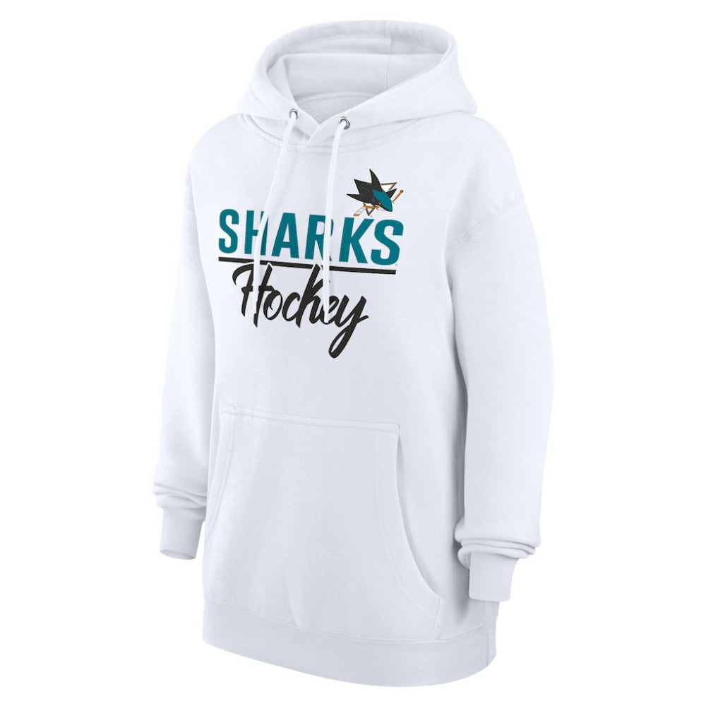 San Jose Sharks G-III 4Her by Carl Banks Women's Team Fleece Pullover Hoodie -  NHL Hoodies