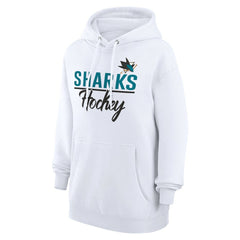 San Jose Sharks G-III 4Her by Carl Banks Women's Team Fleece Pullover Hoodie -  NHL Hoodies