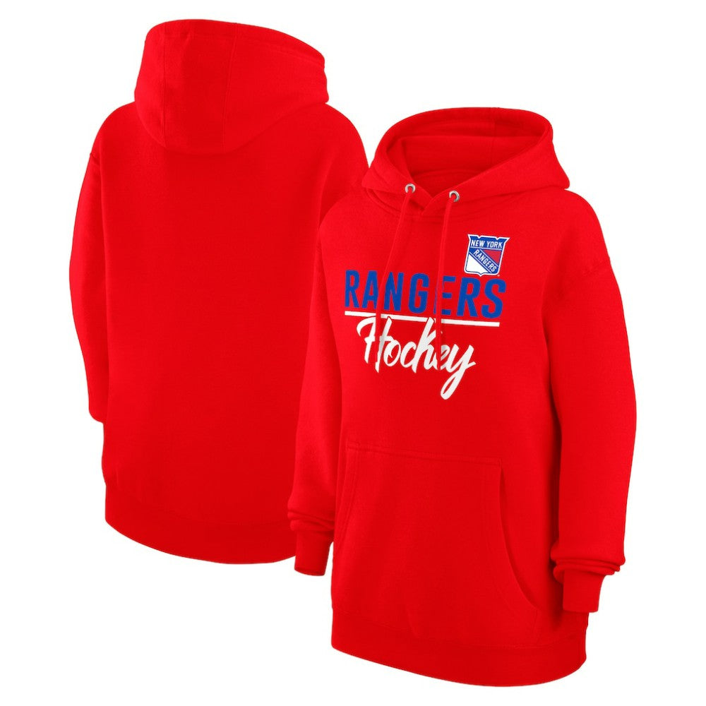 New York Rangers G-III 4Her by Carl Banks Women's Team Fleece Pullover Hoodie -  NHL Hoodies