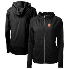 San Francisco Giants Cutter & Buck Women's City Connect Adapt Eco Knit Hybrid Recycled Full-Zip Hoodie - MLB Hoodies