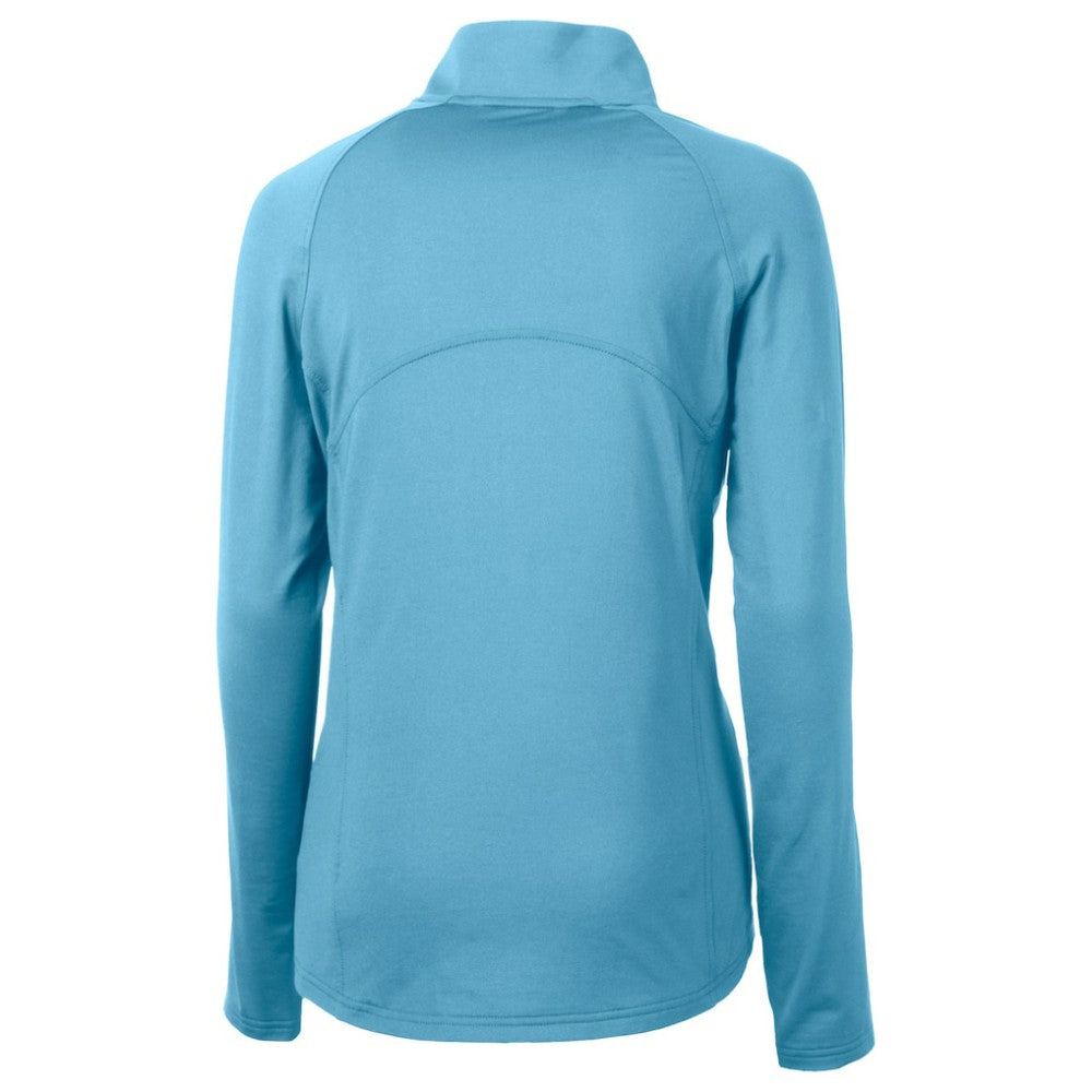 Milwaukee Brewers Cutter & Buck Women's City Connect Adapt Eco Knit Recycled Half-Zip Pullover Top - MLB Pullover