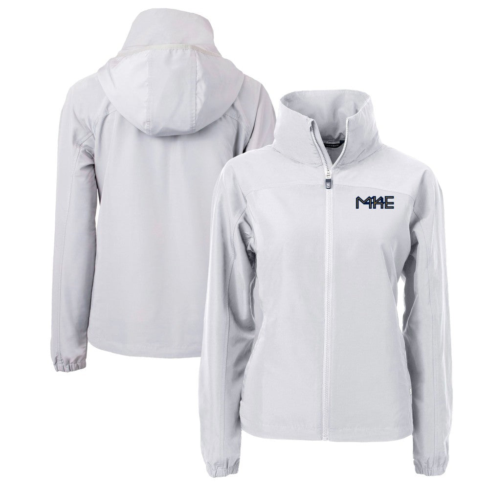 Milwaukee Brewers Cutter & Buck Women's City Connect Charter Eco Recycled Full-Zip Jacket - MLB Jackets