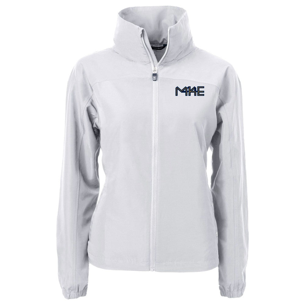 Milwaukee Brewers Cutter & Buck Women's City Connect Charter Eco Recycled Full-Zip Jacket - MLB Jackets