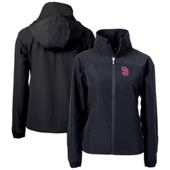 San Diego Padres Cutter & Buck Women's City Connect Charter Eco Recycled Full-Zip Jacket - MLB Jackets