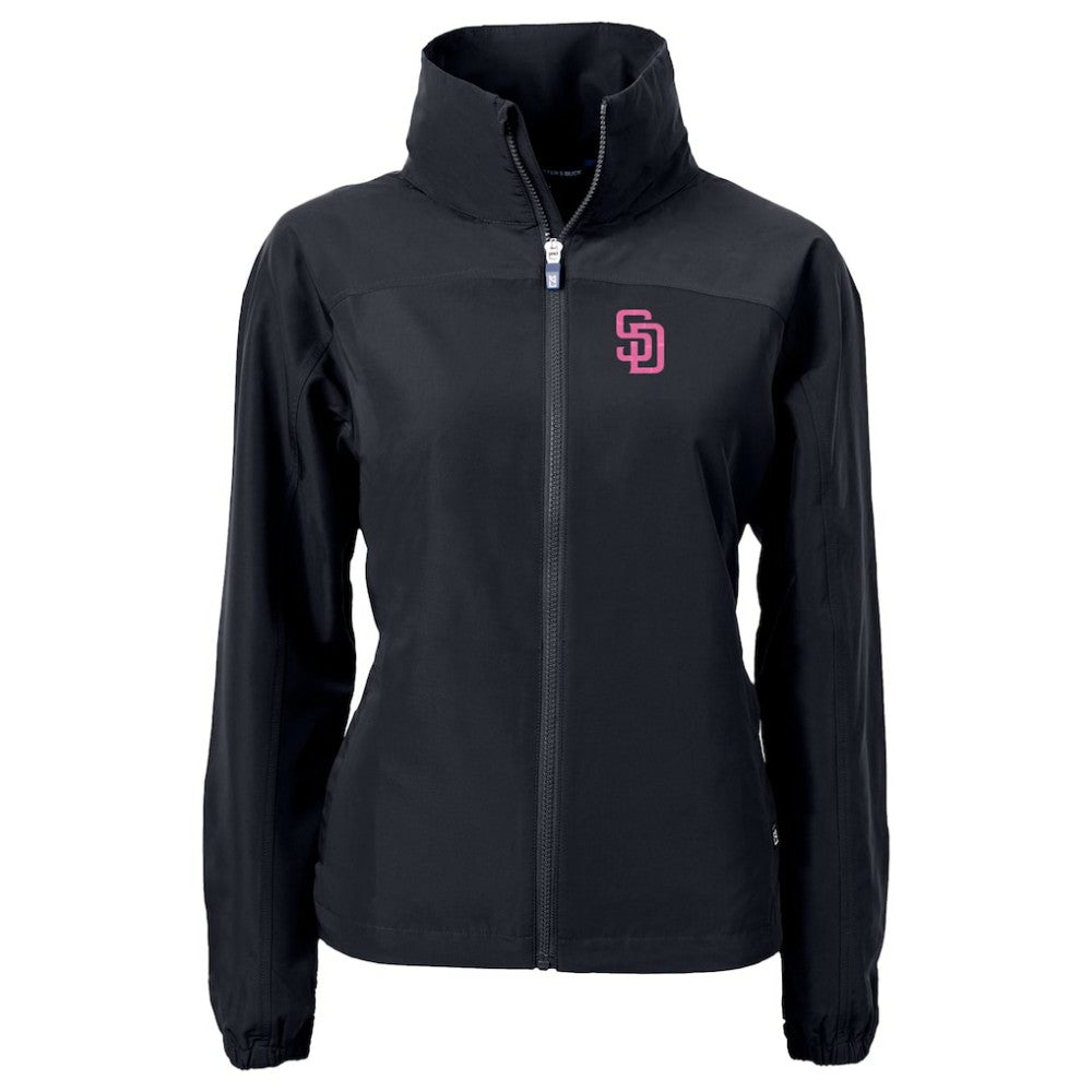 San Diego Padres Cutter & Buck Women's City Connect Charter Eco Recycled Full-Zip Jacket - MLB Jackets