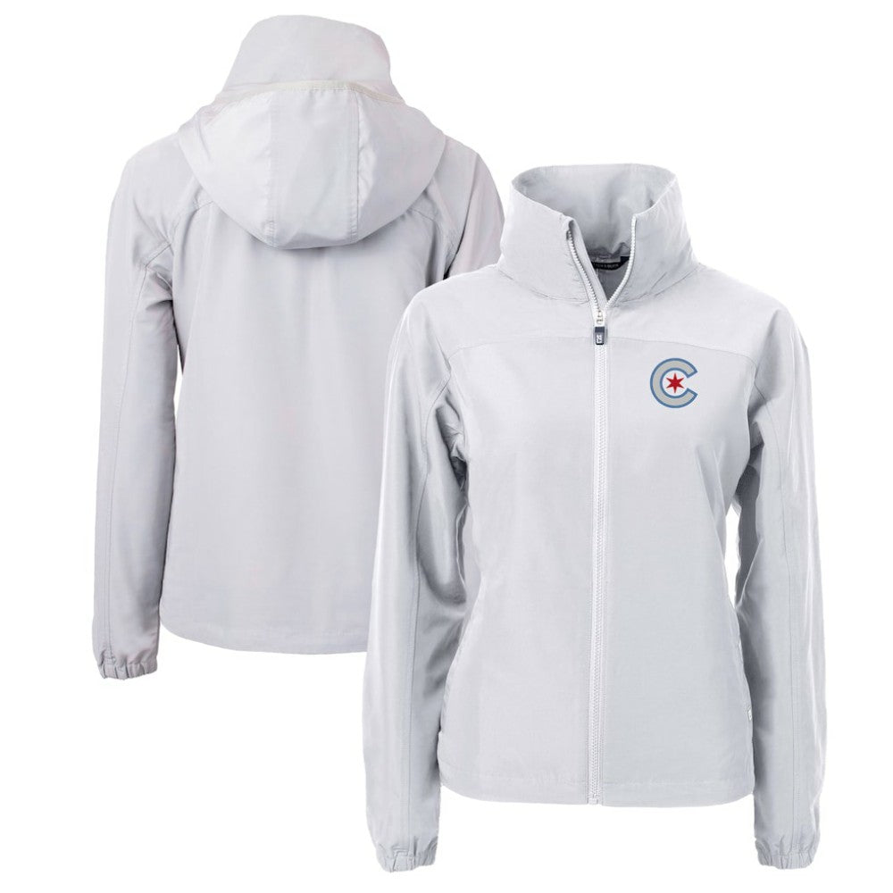 Chicago Cubs Cutter & Buck Women's City Connect Charter Eco Recycled Full-Zip Jacket - MLB Jackets