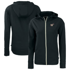 Washington Nationals Cutter & Buck Women's City Connect Daybreak Eco Recycled Full-Zip Hoodie - MLB Hoodies