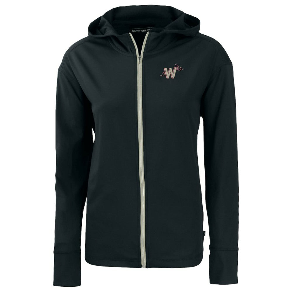 Washington Nationals Cutter & Buck Women's City Connect Daybreak Eco Recycled Full-Zip Hoodie - MLB Hoodies