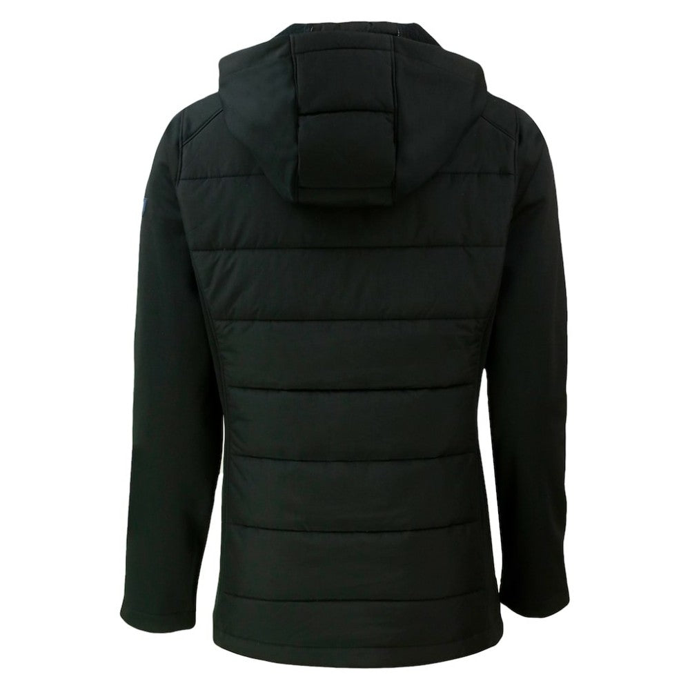 San Diego Padres Cutter & Buck Women's City Connect Evoke Hybrid Eco Softshell Recycled Full-Zip Hoodie Jacket - MLB Jackets