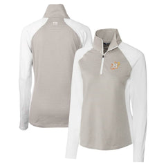 Houston Astros Cutter & Buck Women's City Connect Forge Tonal Stripe Stretch Half-Zip Pullover Top - MLB Pullover