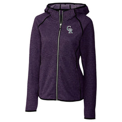 Colorado Rockies Cutter & Buck Women's City Connect Mainsail Full-Zip Hooded Jacket - MLB Jackets