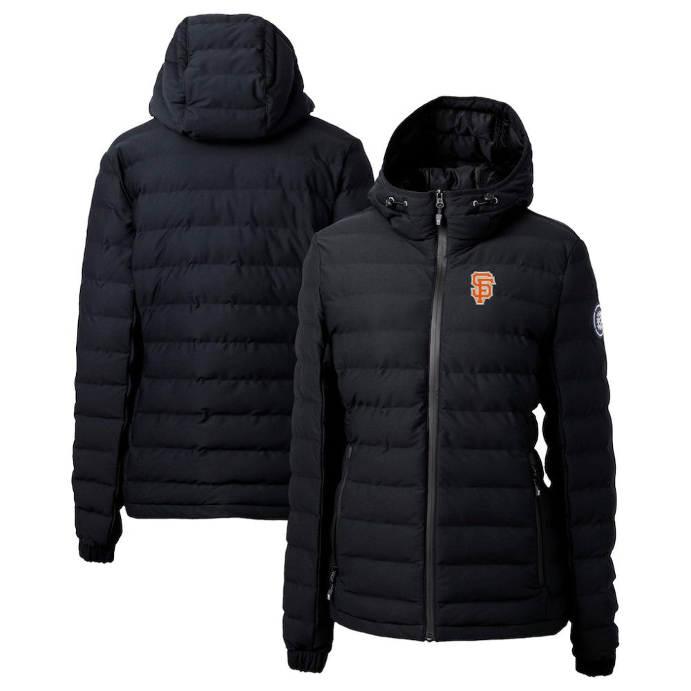 San Francisco Giants Cutter & Buck Women's City Connect Mission Ridge Repreve Eco Insulated Full-Zip Puffer Jacket - MLB Jackets