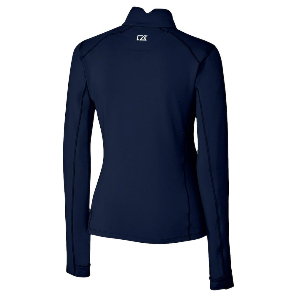 Chicago Cubs Cutter & Buck Women's City Connect Traverse Stretch Quarter-Zip Pullover Top - MLB Pullover