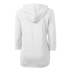 San Diego Padres Cutter & Buck Women's City Connect Virtue Eco Pique Recycled Half-Zip Pullover Hoodie - MLB Hoodies