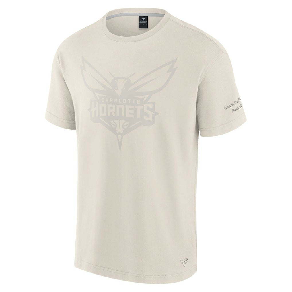 Cream Charlotte Hornets Elements Iconic T-Shirt | NBA