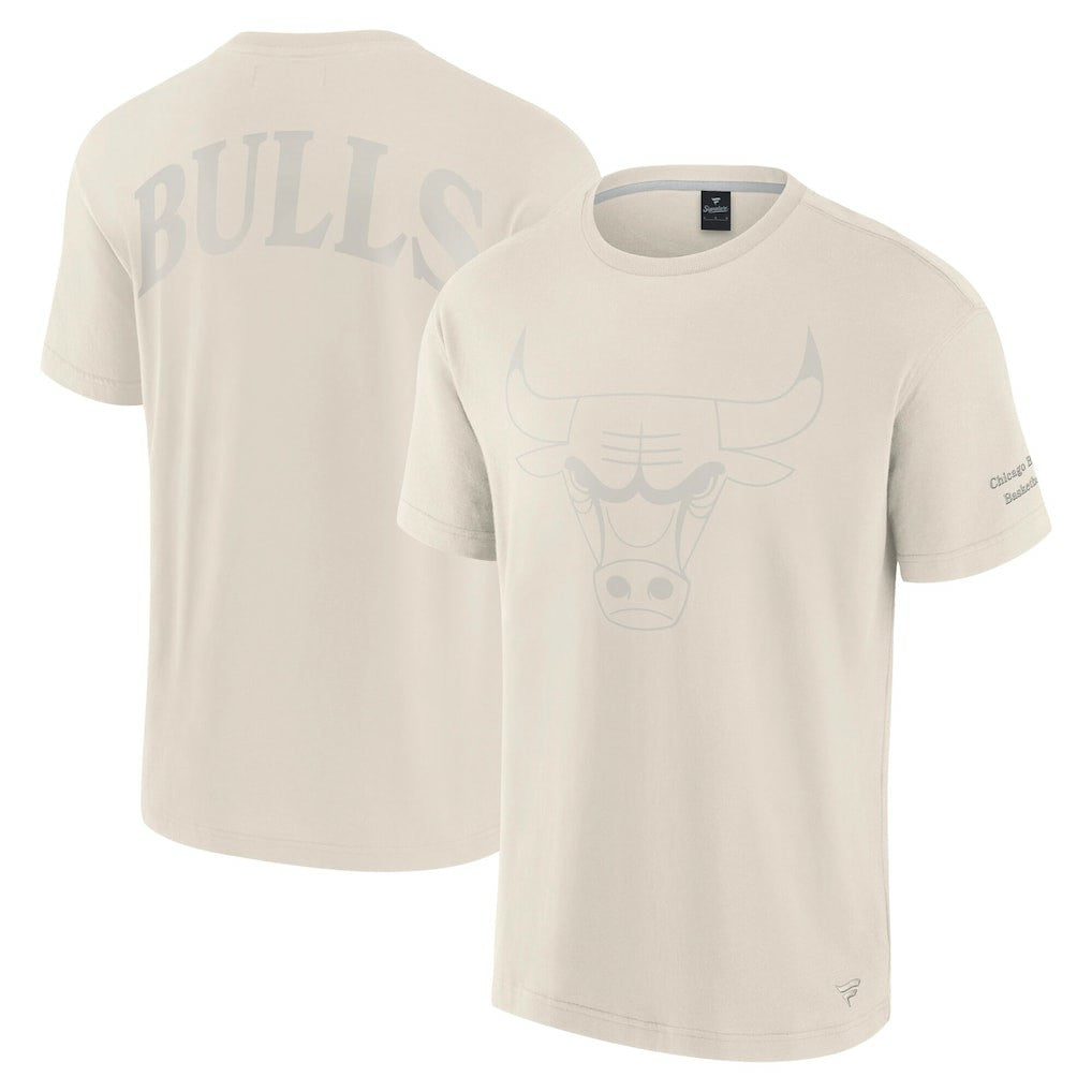Cream Chicago Bulls Elements Iconic T-Shirt sale | NBA