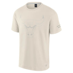 Cream Chicago Bulls Elements Iconic T-Shirt sale | NBA