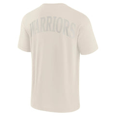 Cream Golden State Warriors Elements Iconic T-Shirt sale | NBA