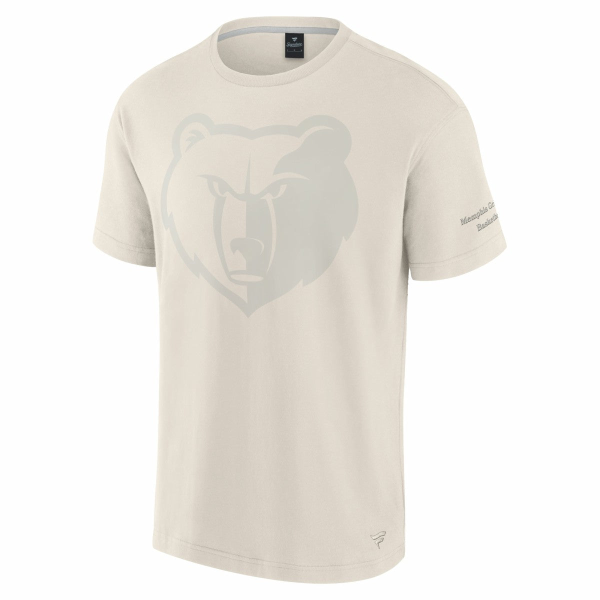 Cream Memphis Grizzlies Elements Iconic T-Shirt | NBA