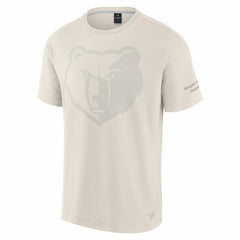 Cream Memphis Grizzlies Elements Iconic T-Shirt | NBA
