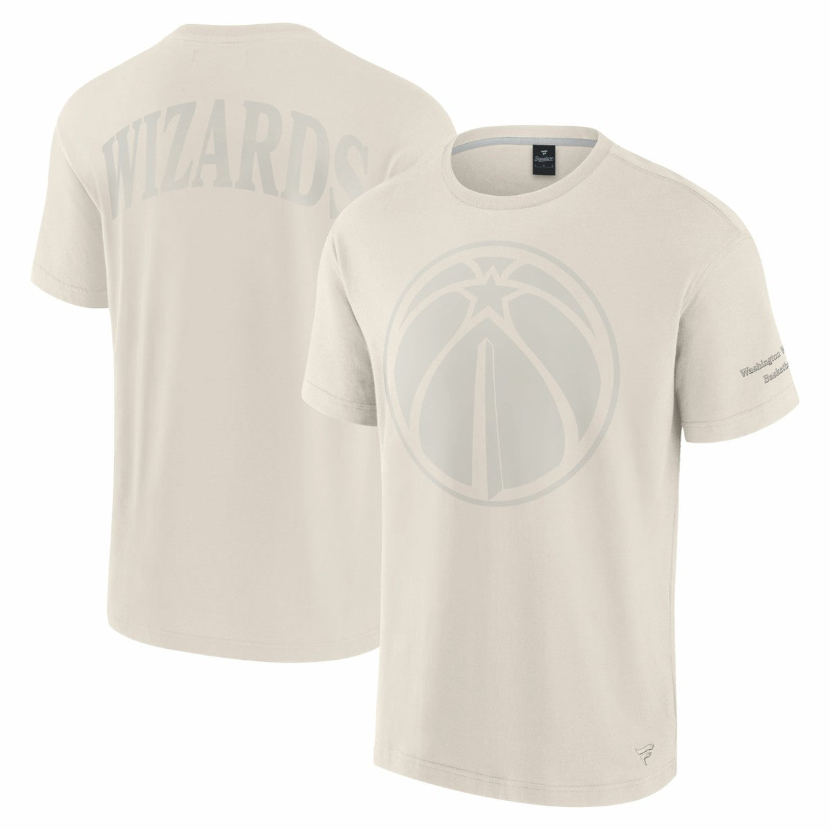 Cream Washington Wizards Elements Iconic T-Shirt | NBA