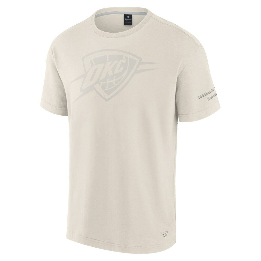 Cream Oklahoma City Thunder Elements Iconic T-Shirt | NBA