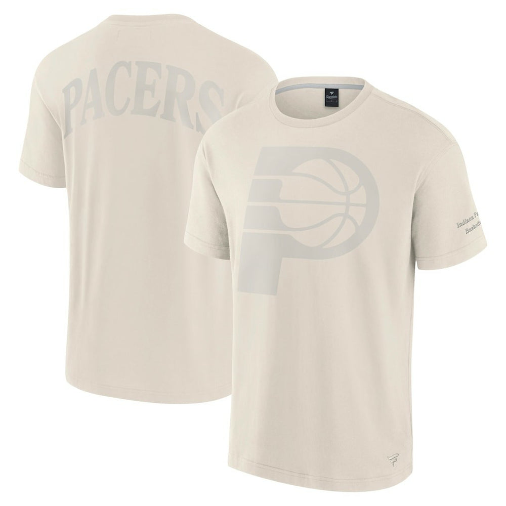 Cream Indiana Pacers Elements Iconic T-Shirt | NBA