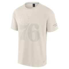 Cream Philadelphia 76ers Elements Iconic T-Shirt | NBA