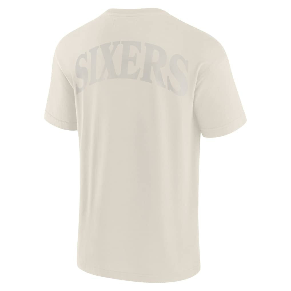 Cream Philadelphia 76ers Elements Iconic T-Shirt | NBA