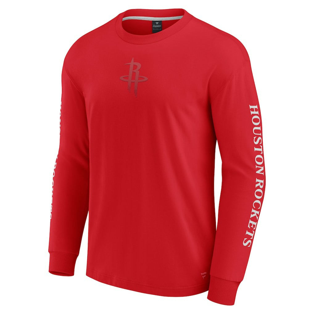 Red Houston Rockets Elements Strive Long Sleeve T-Shirt  | NBA
