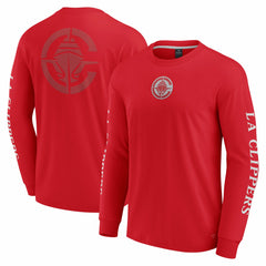 Red LA Clippers Elements Strive Long Sleeve T-Shirt  | NBA