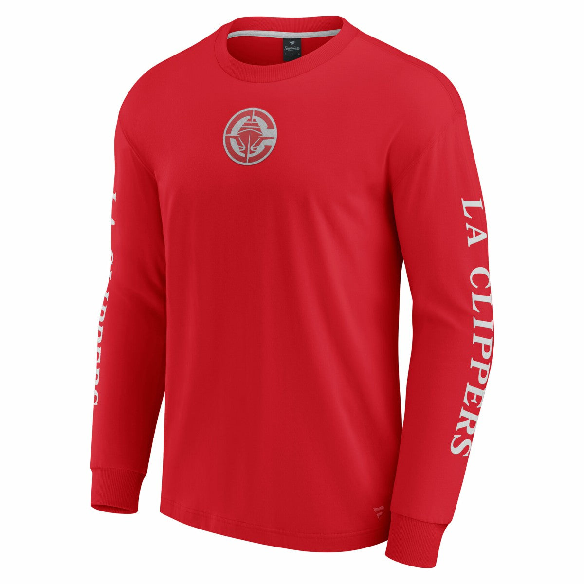 Red LA Clippers Elements Strive Long Sleeve T-Shirt  | NBA