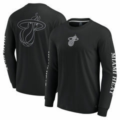 Black Miami Heat Elements Strive Long Sleeve T-Shirt  | NBA