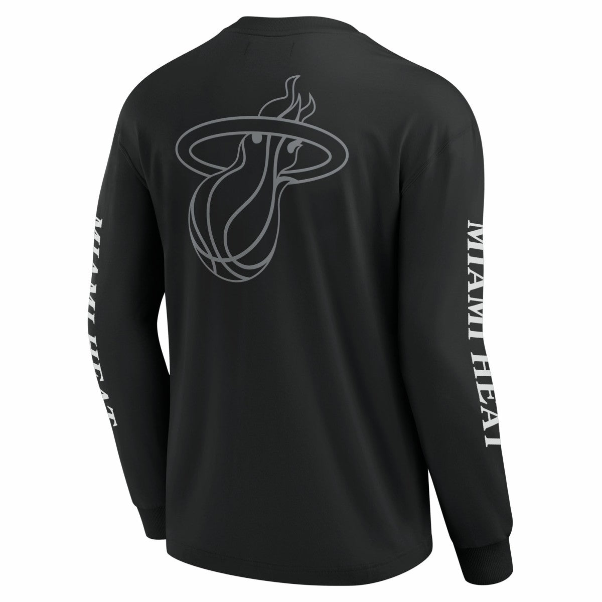 Black Miami Heat Elements Strive Long Sleeve T-Shirt  | NBA