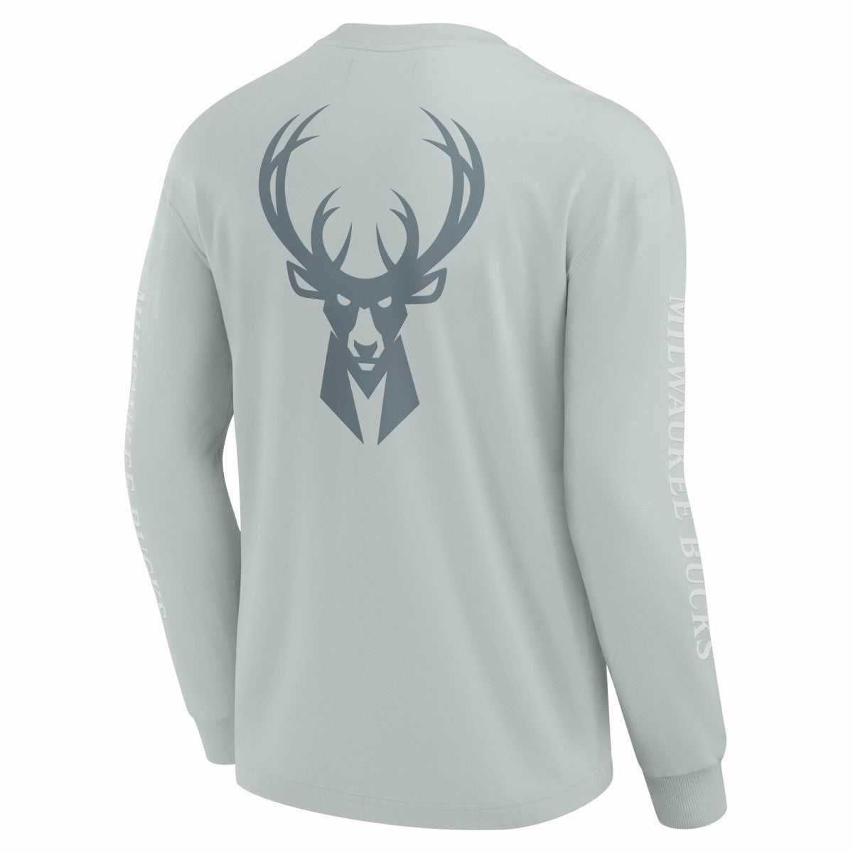 Gray Milwaukee Bucks Elements Strive Long Sleeve T-Shirt  | NBA