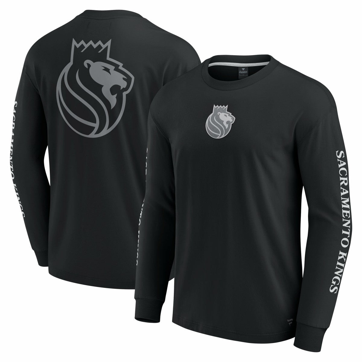 Black Sacramento Kings Elements Strive Long Sleeve T-Shirt  | NBA