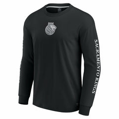 Black Sacramento Kings Elements Strive Long Sleeve T-Shirt  | NBA