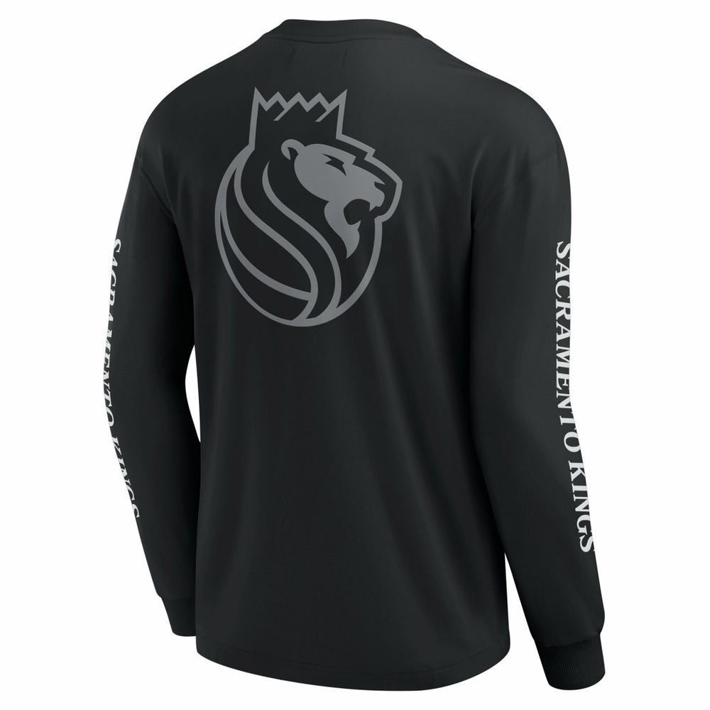 Black Sacramento Kings Elements Strive Long Sleeve T-Shirt  | NBA