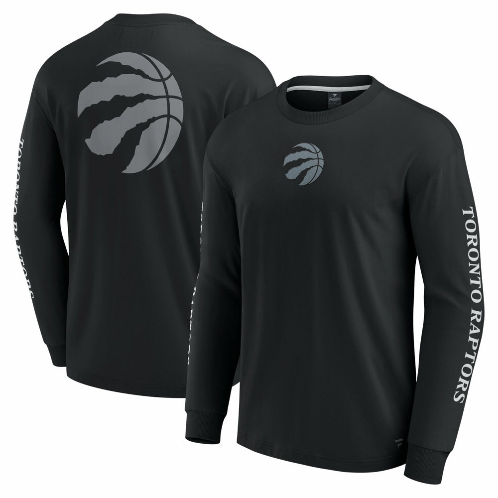 Black Toronto Raptors Elements Strive Long Sleeve T-Shirt  | NBA