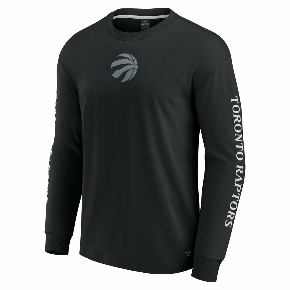 Black Toronto Raptors Elements Strive Long Sleeve T-Shirt  | NBA
