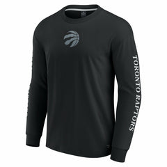 Black Toronto Raptors Elements Strive Long Sleeve T-Shirt  | NBA
