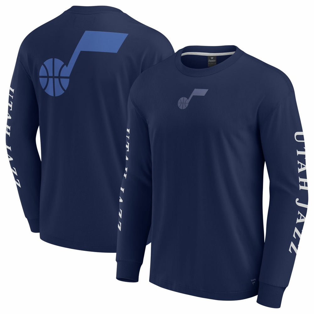 Navy Utah Jazz Elements Strive Long Sleeve T-Shirt  | NBA