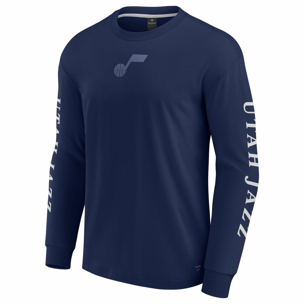 Navy Utah Jazz Elements Strive Long Sleeve T-Shirt  | NBA