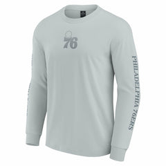 Gray Philadelphia 76ers Elements Strive Long Sleeve T-Shirt  | NBA