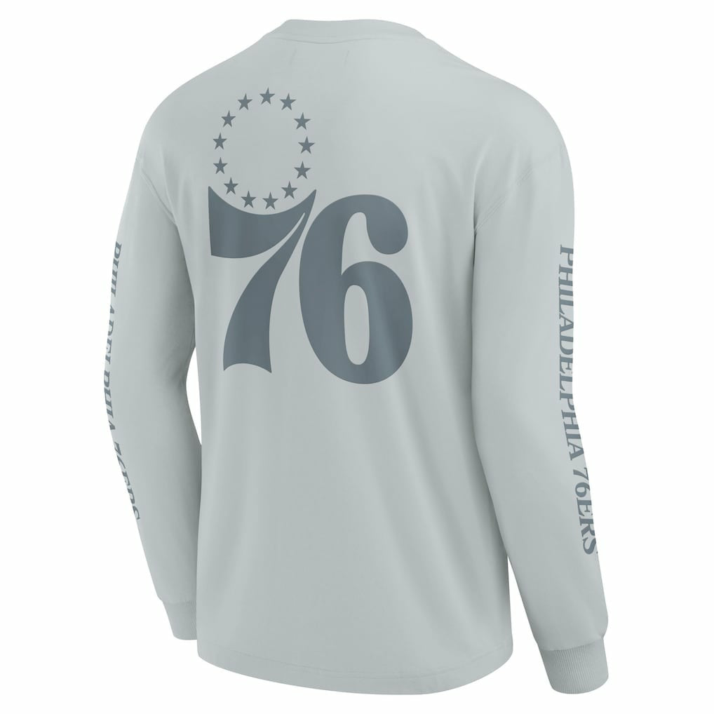 Gray Philadelphia 76ers Elements Strive Long Sleeve T-Shirt  | NBA